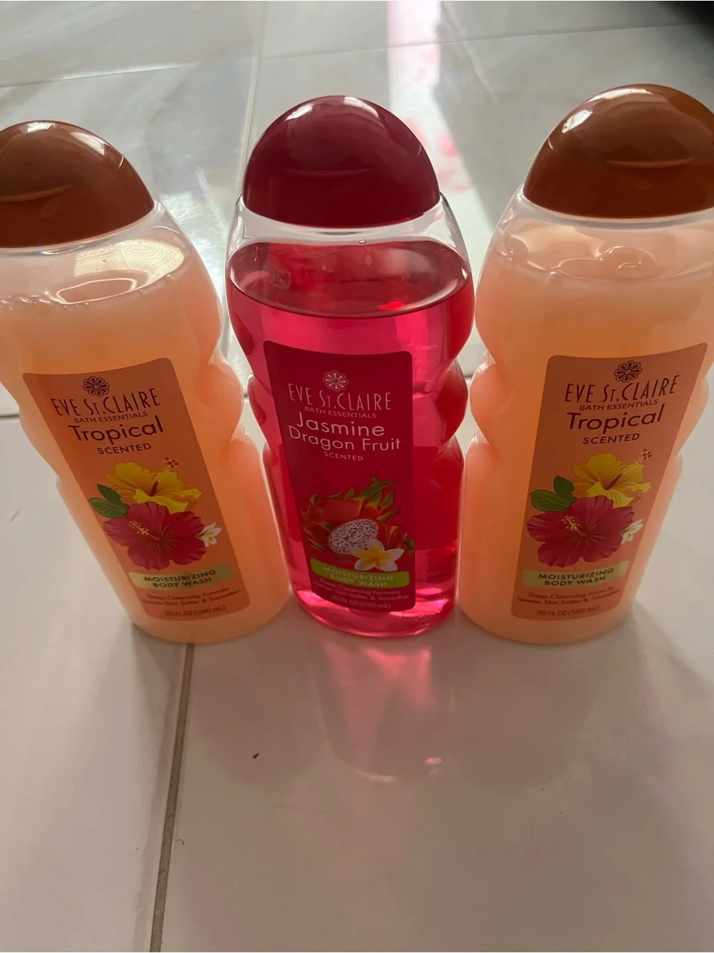 Tropical & Jasmine Dragon Fruit Body Wash - Pink & Peach Scents